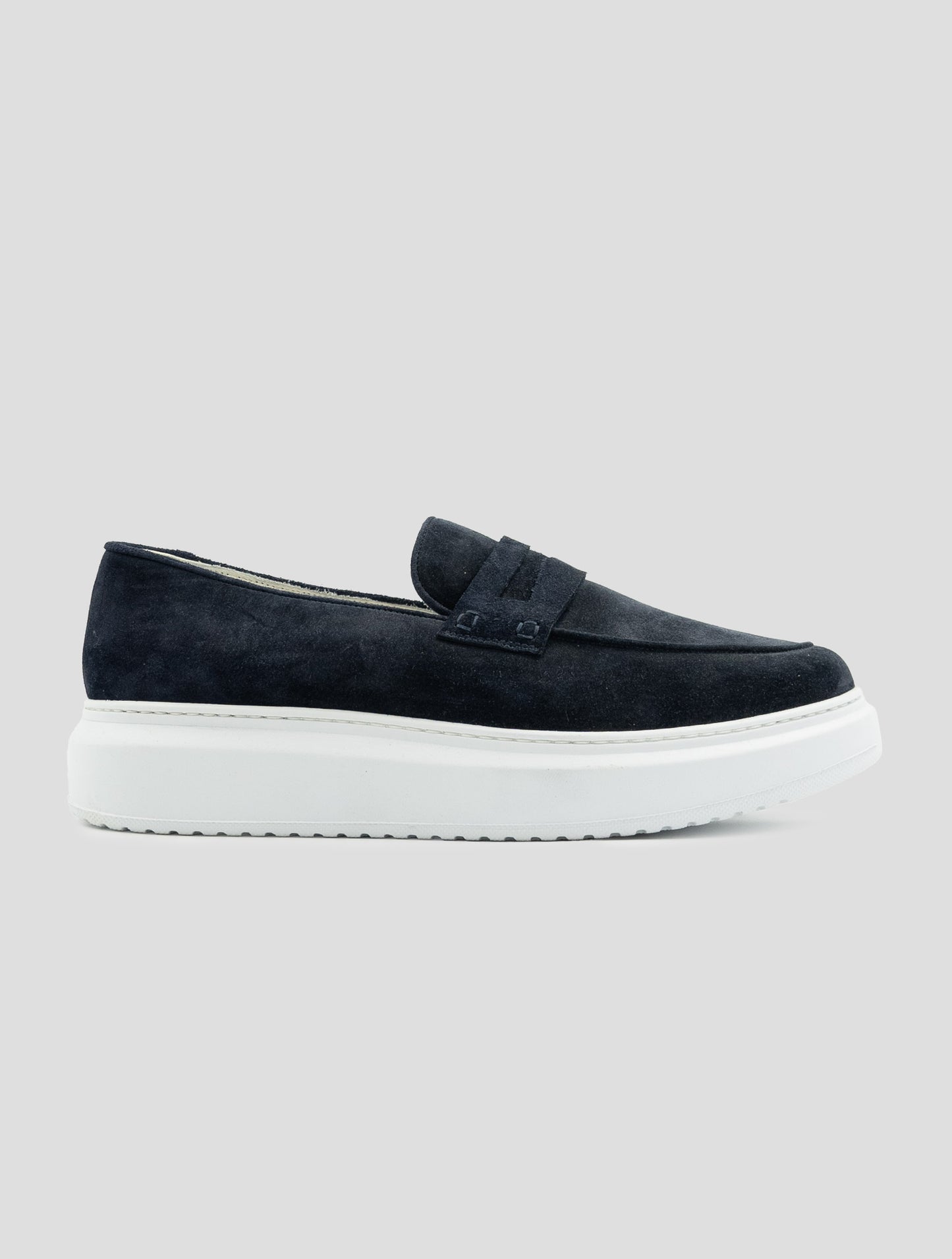 Kiton Light Blue Leather Suede Sneakers
