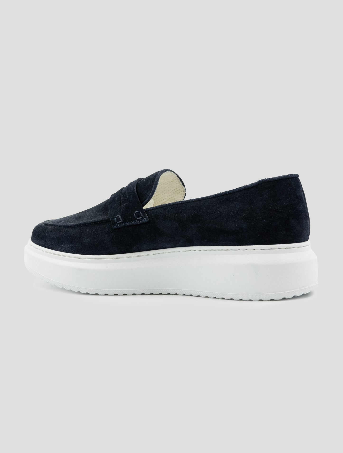 Kiton Light Blue Leather Suede Sneakers