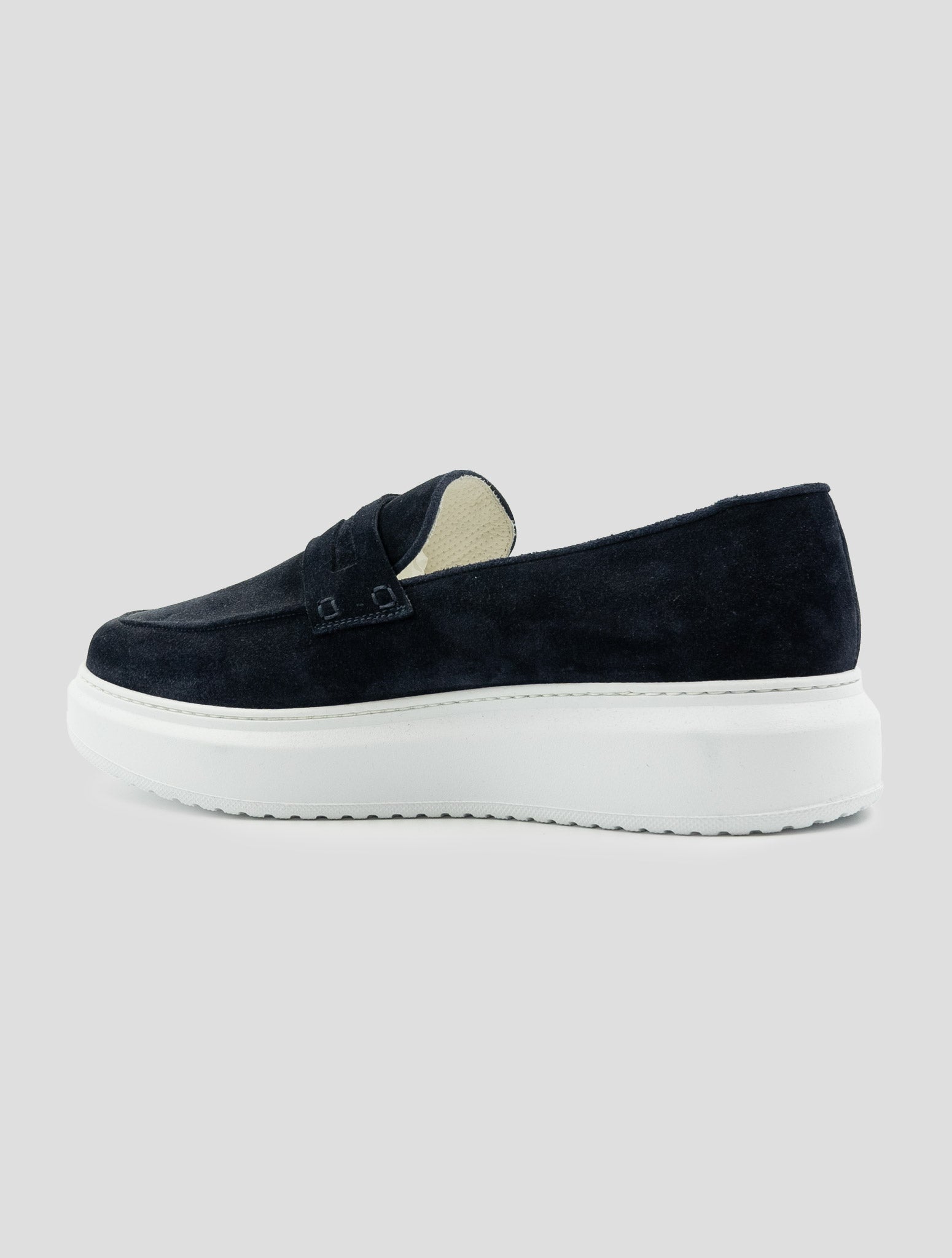 Kiton Light Blue Leather Suede Sneakers