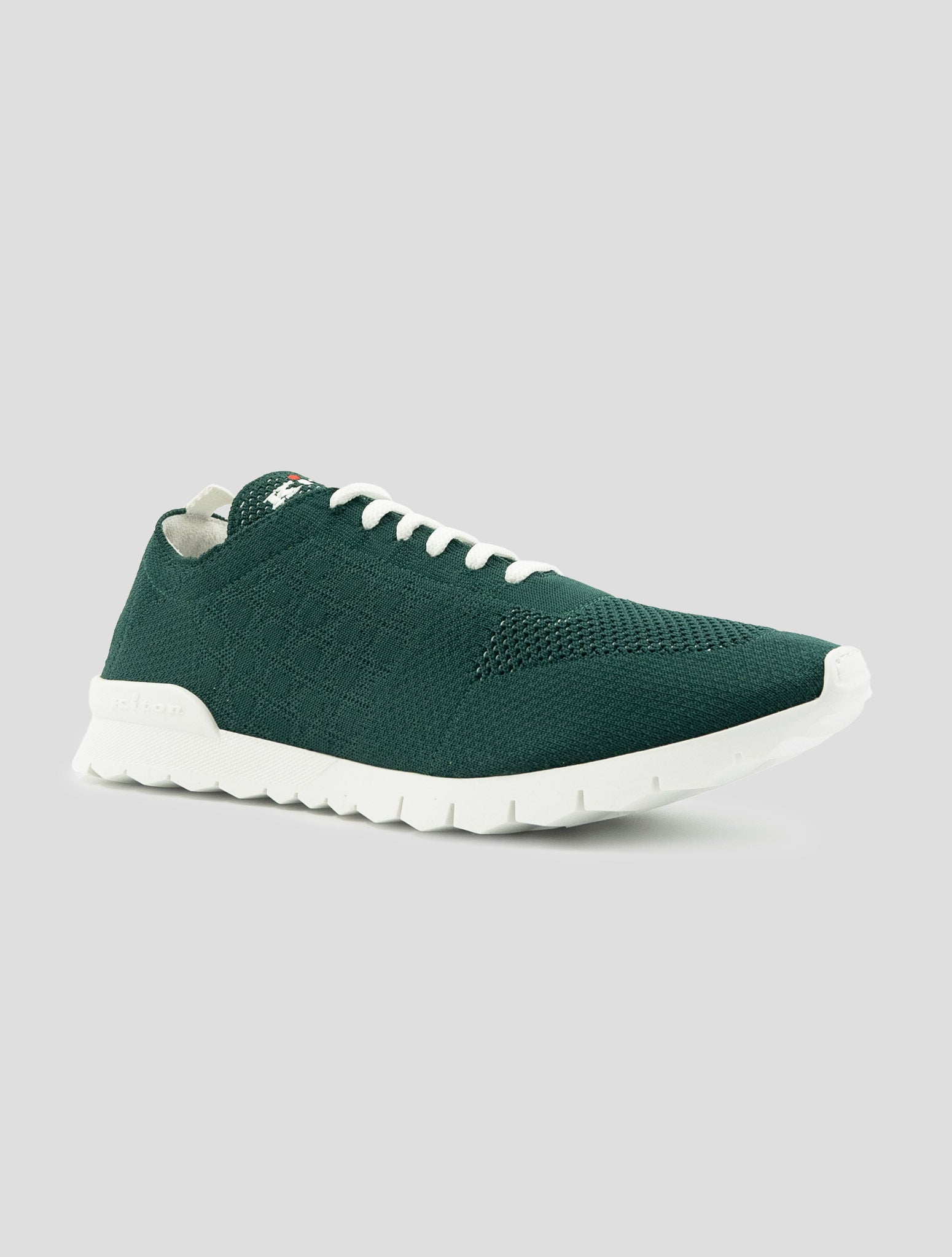 Kiton Green Cotton Ea Sneakers