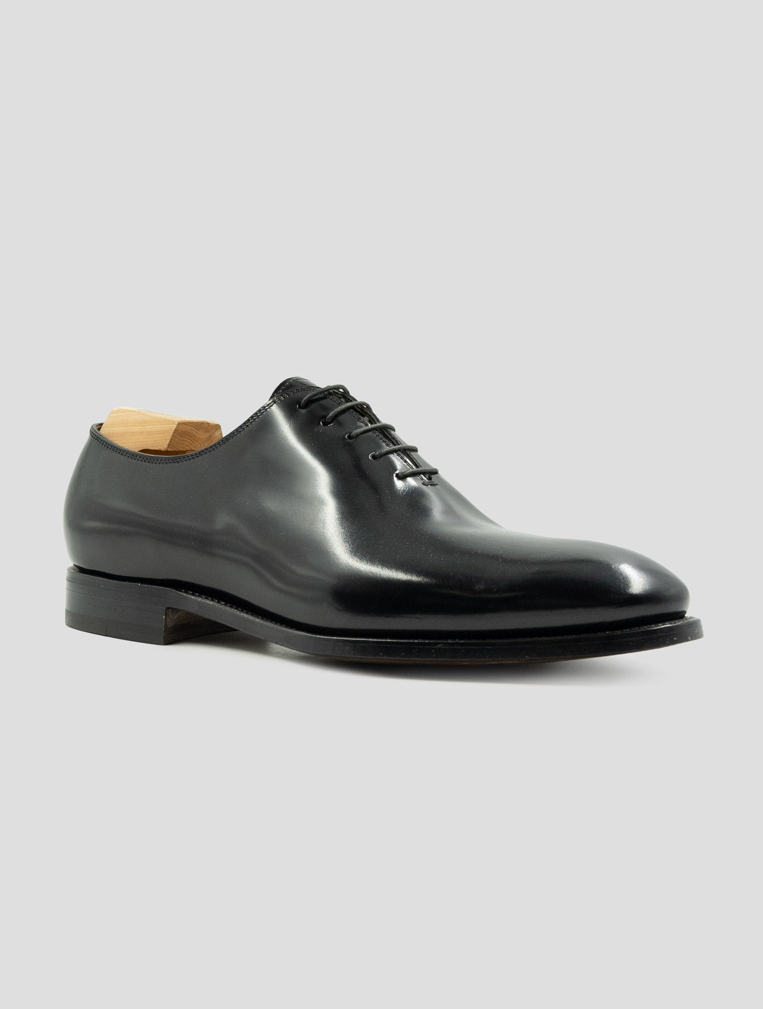 Kiton Black Leather Dress Shoes