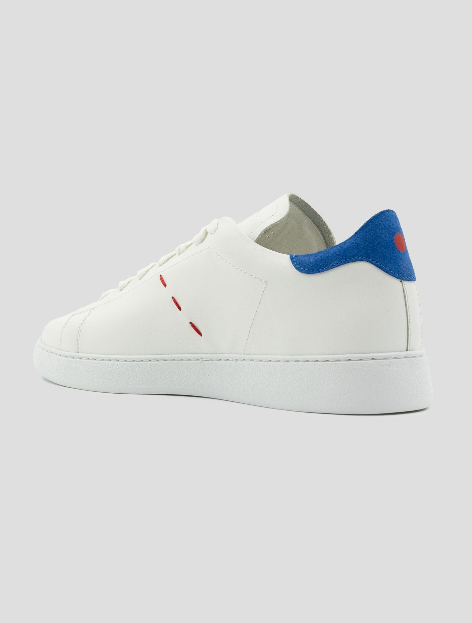 Kiton White Leather Sneakers