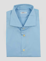 Kiton Light Blue Cotton Pa Ea Shirt