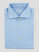 Kiton Light Blue Cotton Shirt