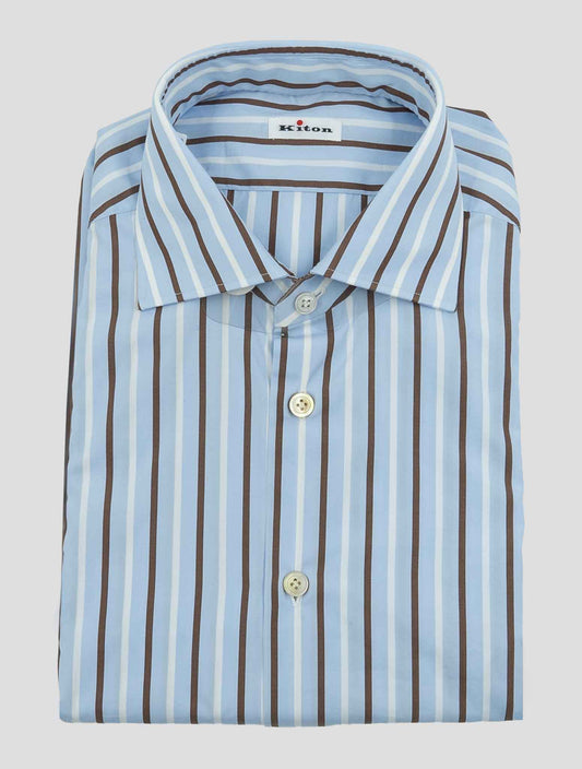 Kiton Multicolor Cotton  Shirt