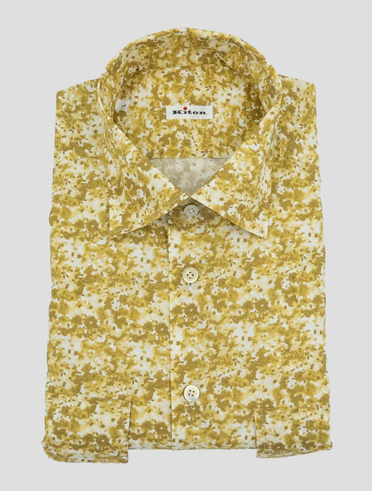 Kiton Multicolor Cotton  Shirt