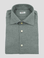 Kiton Gray Cotton Shirt