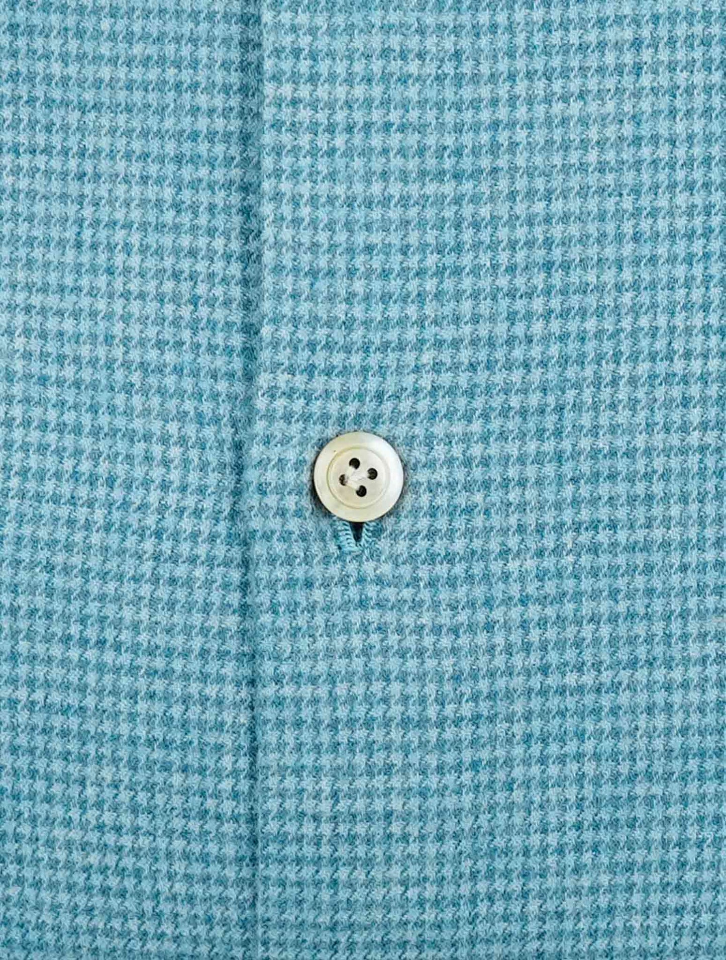 Kiton Light Blue White Cotton Shirt