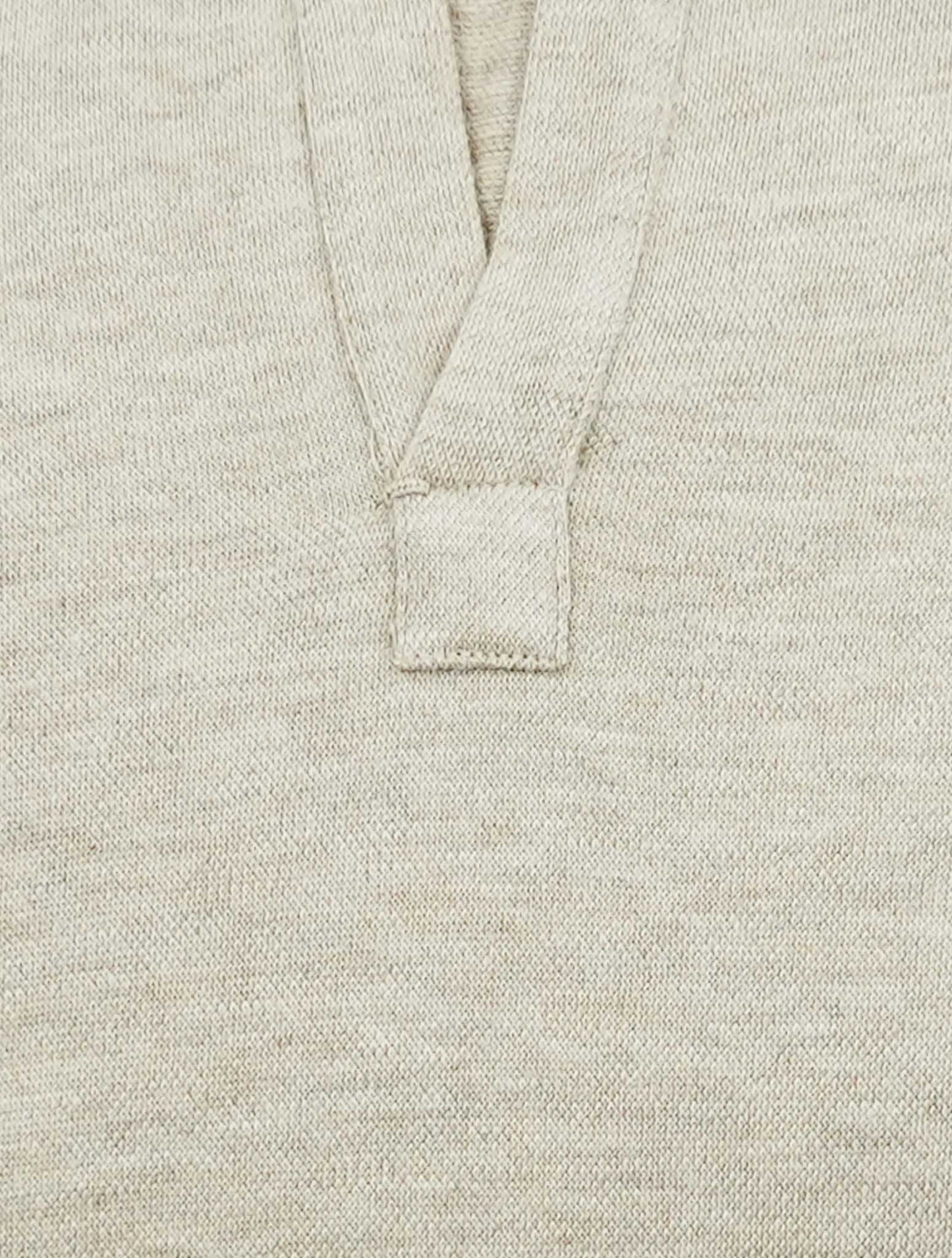 Kiton Beige Cotton Cashmere Capri Sweater Shirt