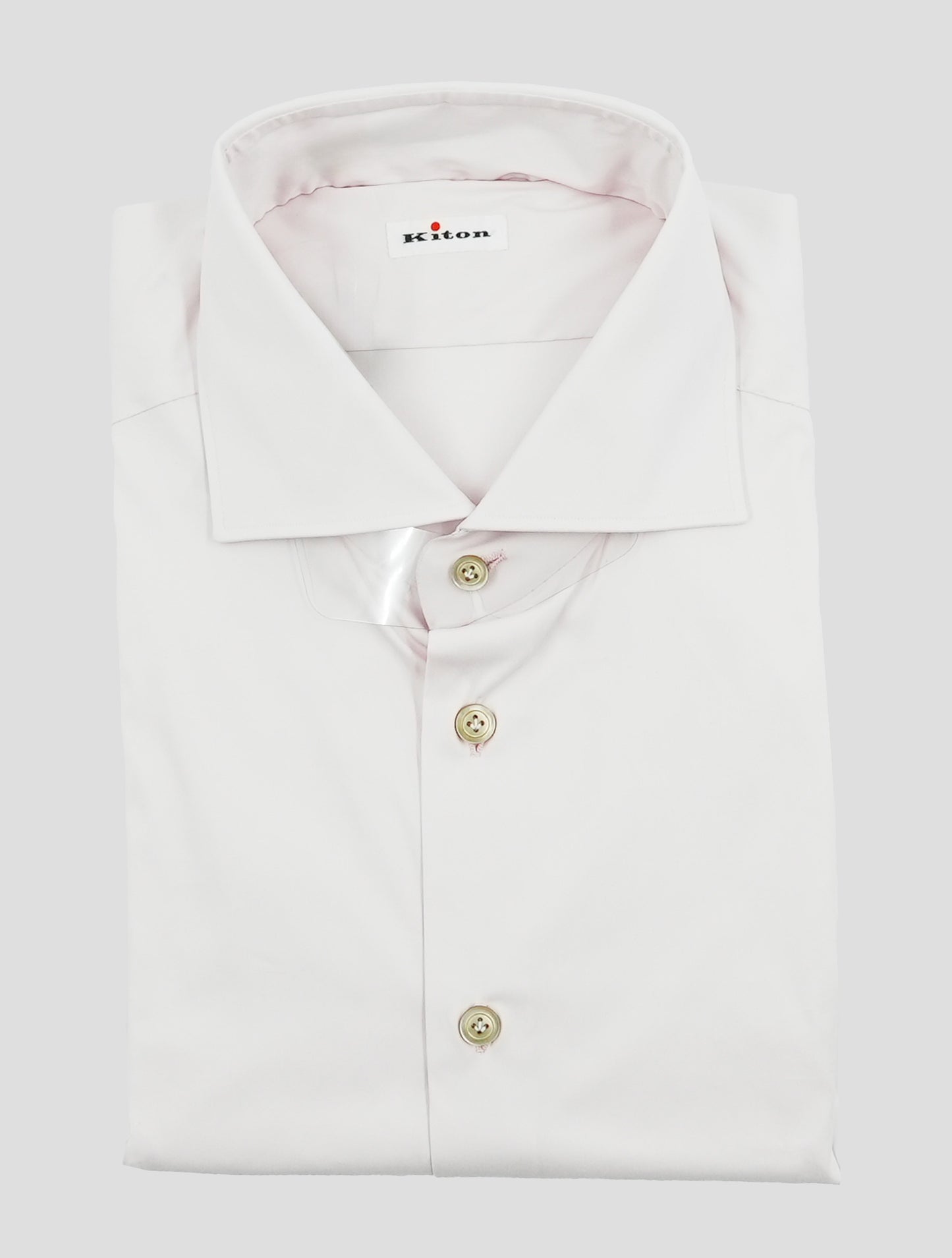 Kiton Light Pink Cotton Pa Ea Shirt