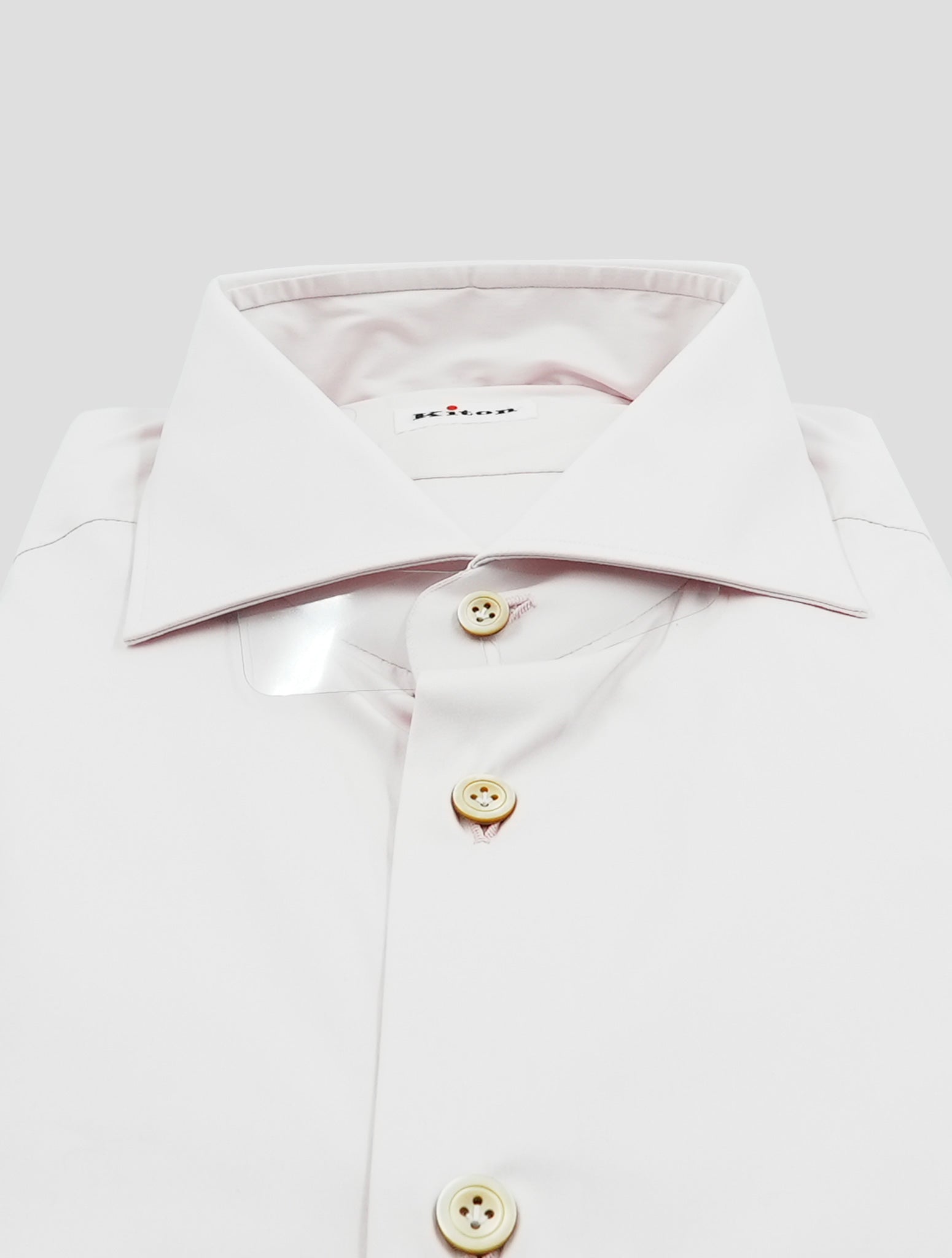 Kiton Light Pink Cotton Pa Ea Shirt