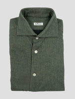 Kiton Green Cotton Shirt