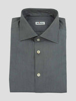 Kiton Gray Cotton Shirt