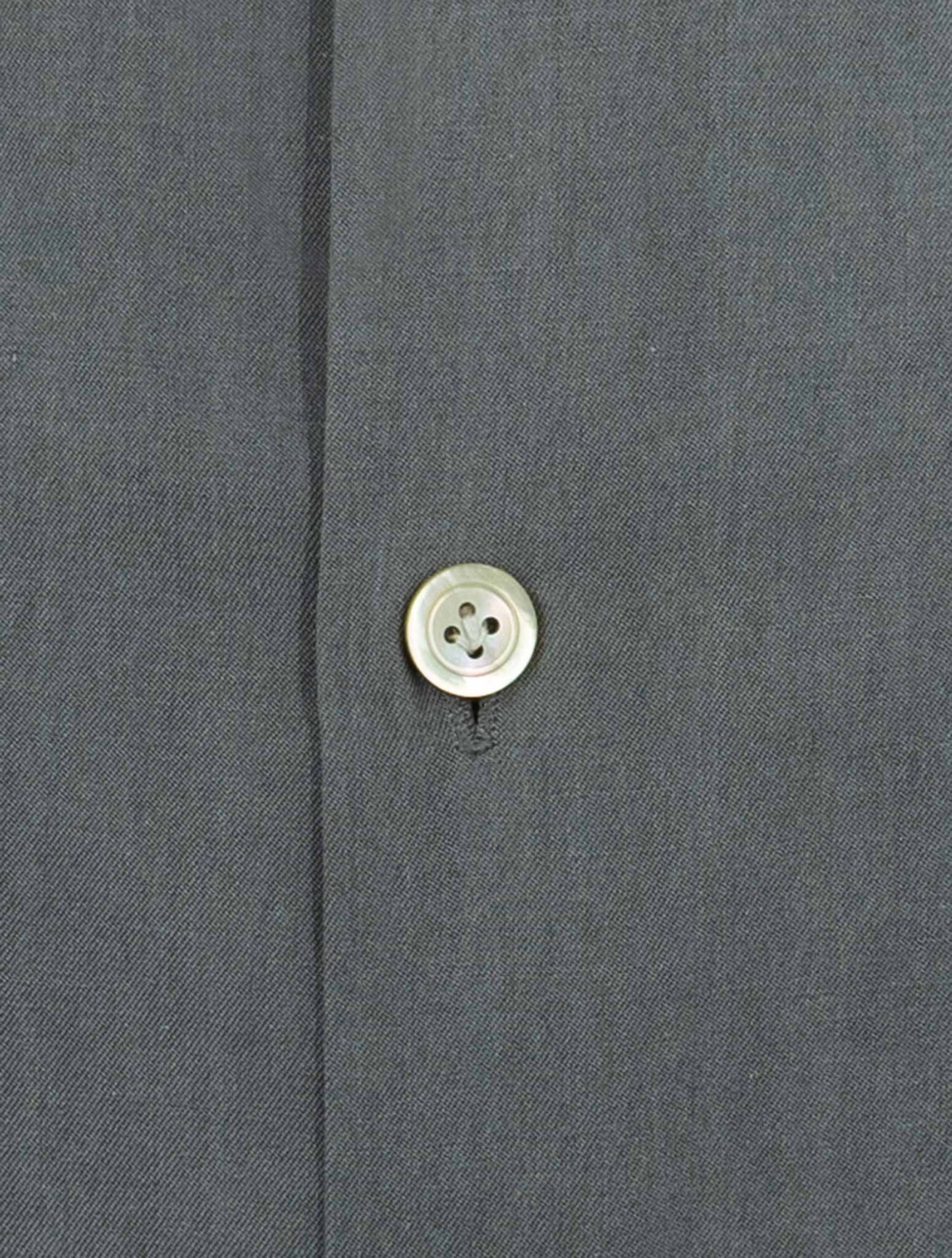 Kiton Gray Cotton Shirt