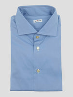 Kiton Light Blue Cotton Pa Ea Shirt