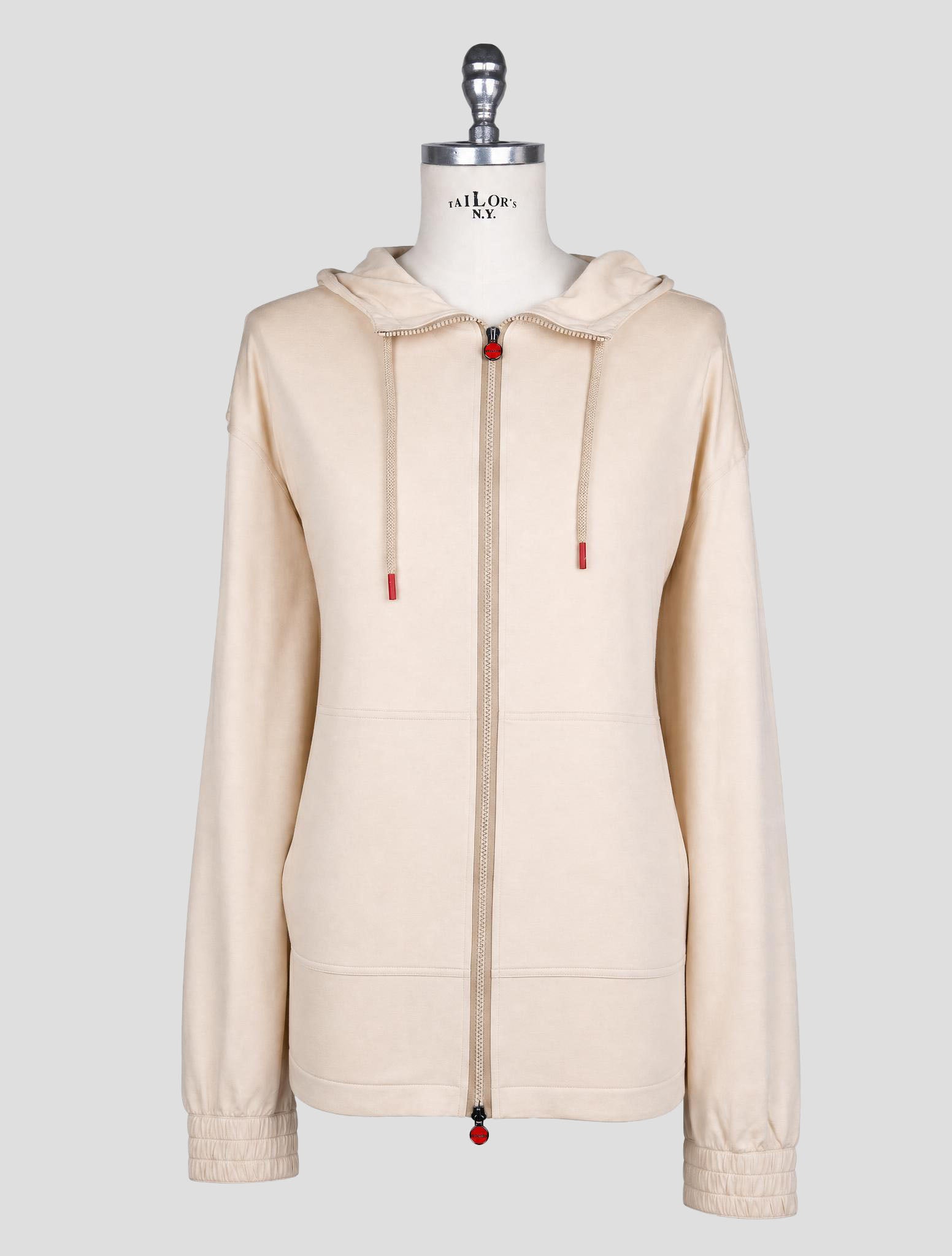 Kiton Beige Cotton Shirt Umbi