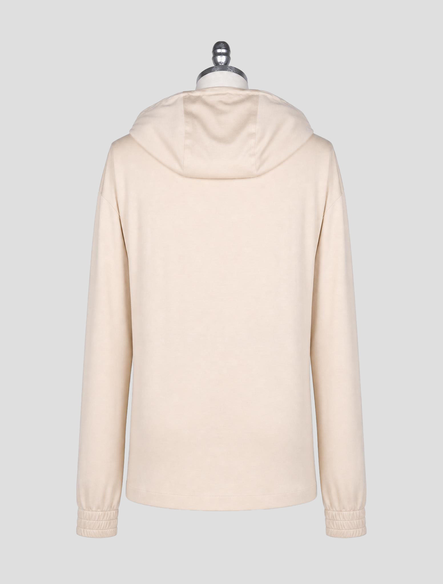 Kiton Beige Cotton Shirt Umbi