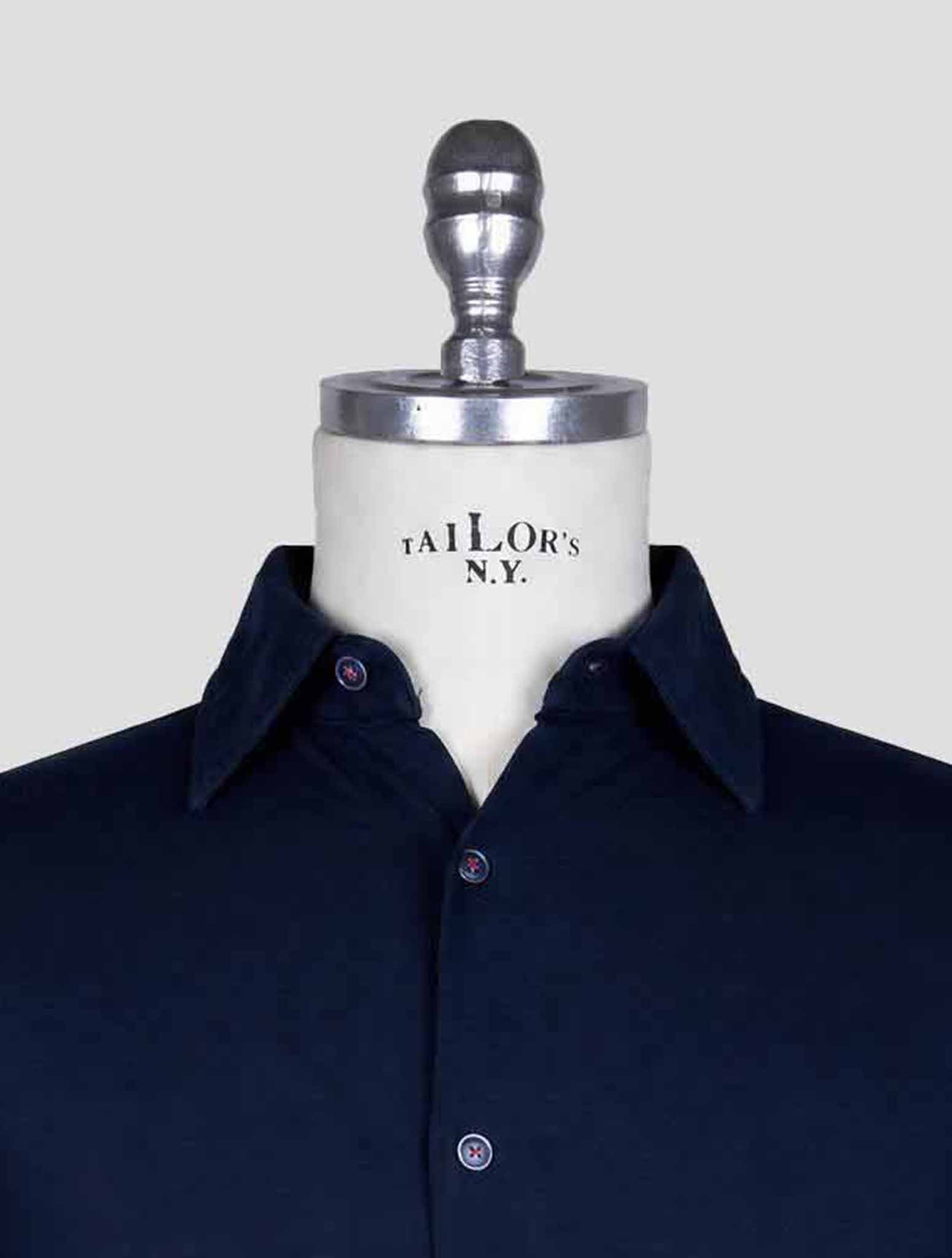 Kiton Blue Cotton Shirts