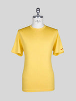 Kiton Yellow Cotton T-Shirt