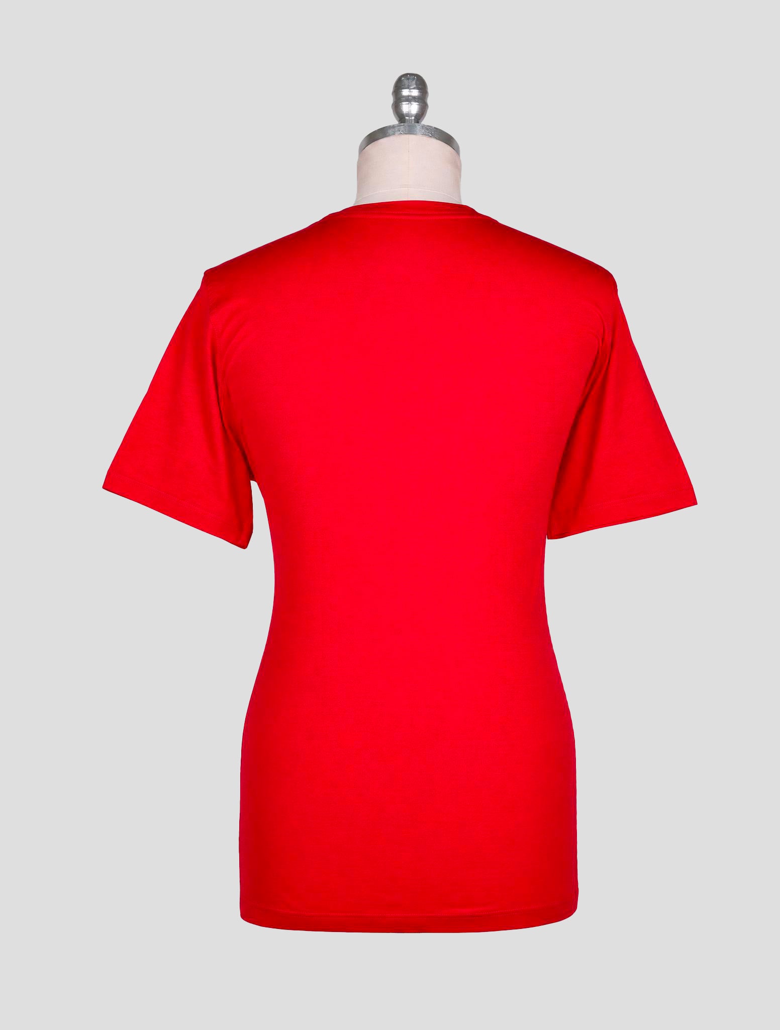 Kiton Red Cotton T-Shirt