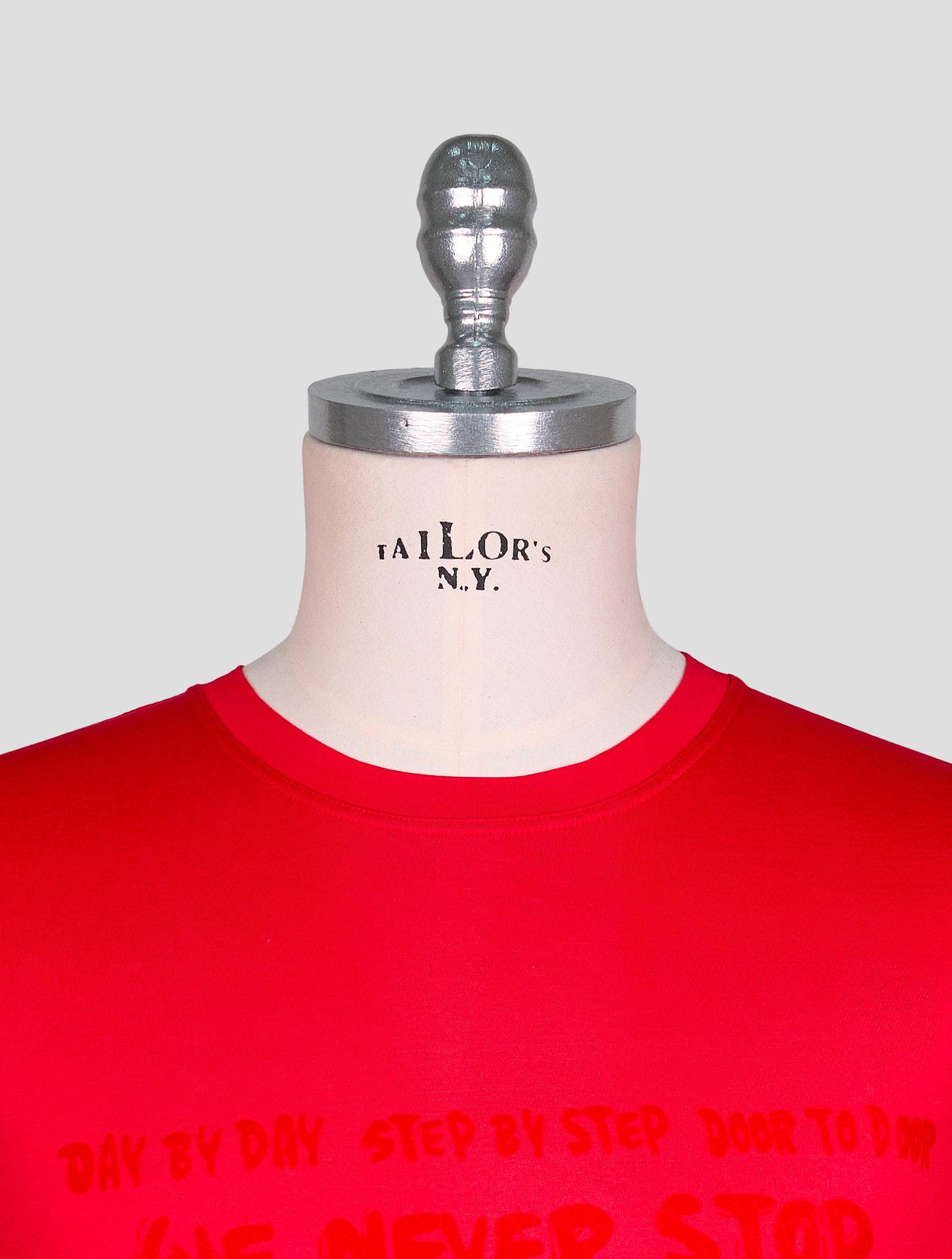 Kiton Red Cotton T-Shirt