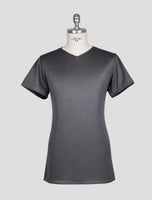 Kiton Gray Cotton T-Shirt