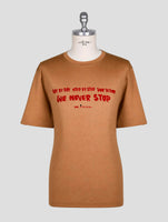 Kiton Brown Cotton T-Shirt