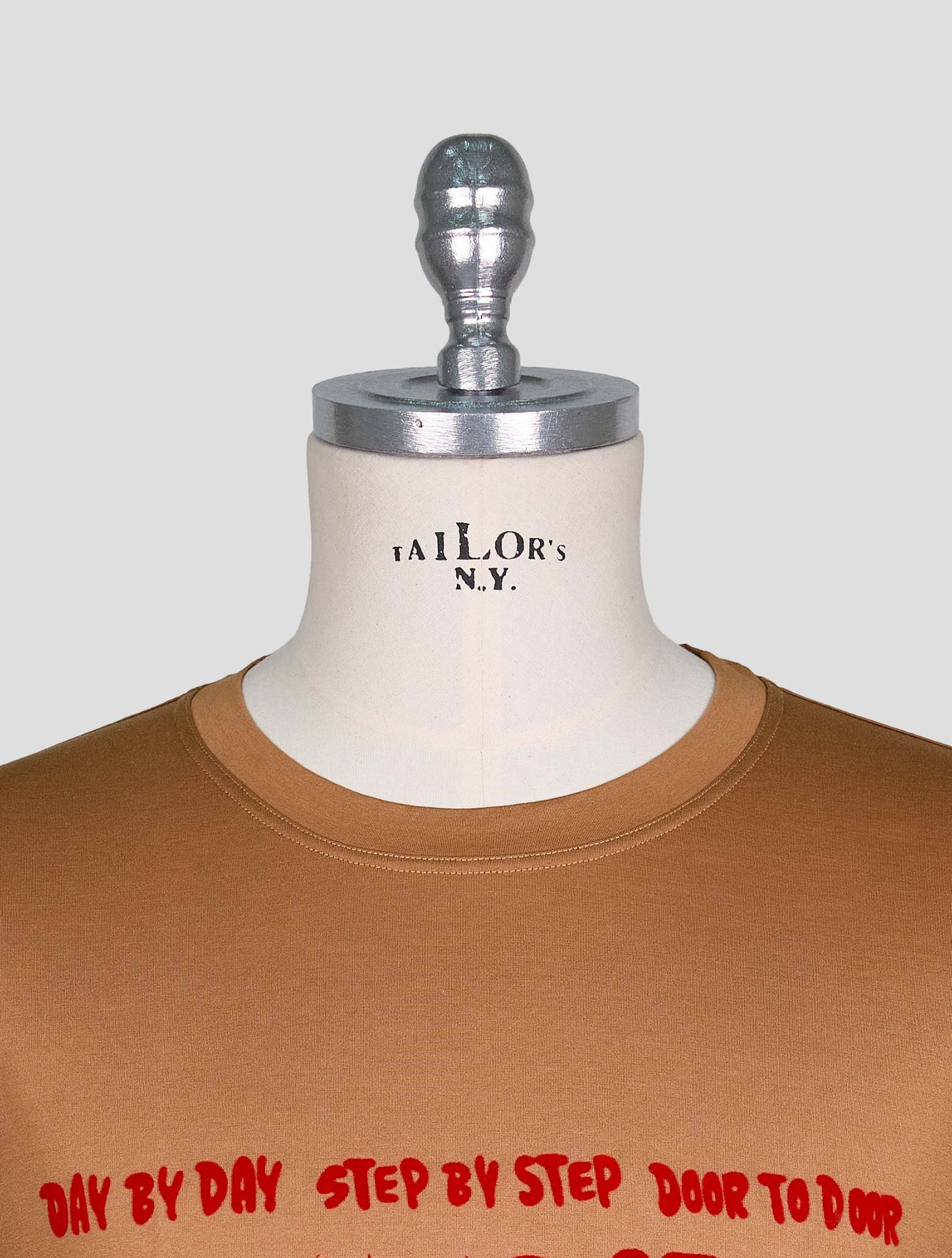 Kiton Brown Cotton T-Shirt