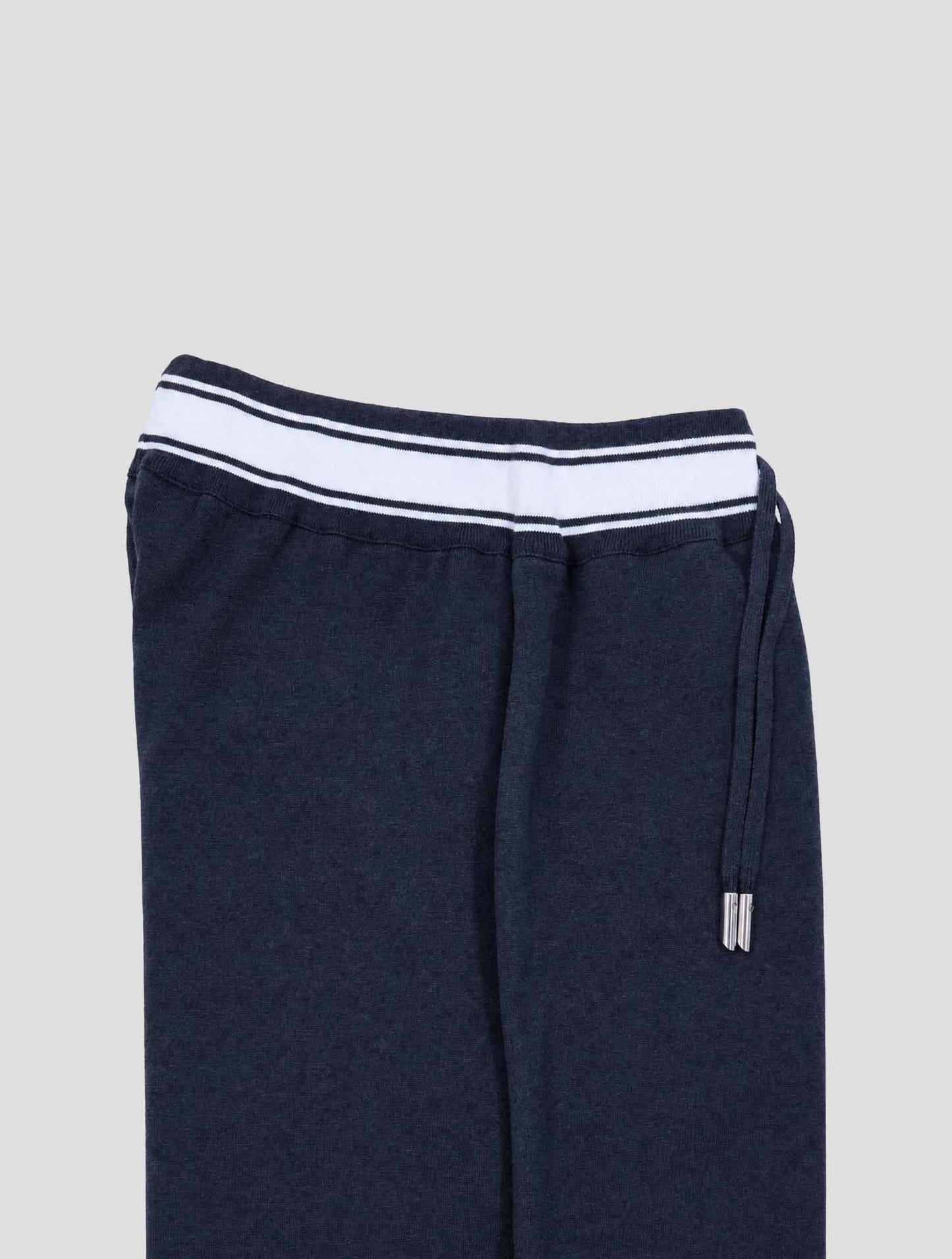 Kiton Black Cotton Pants