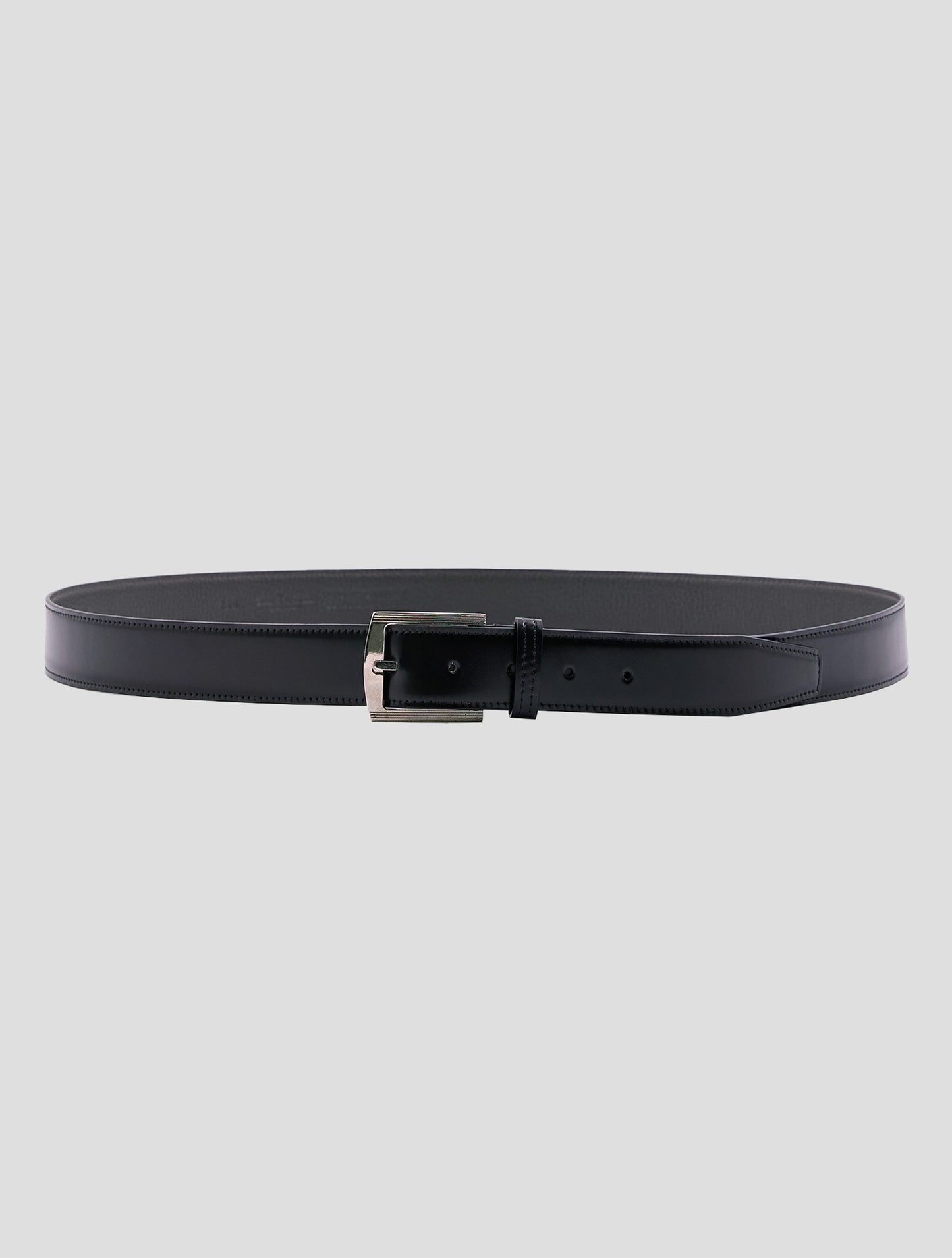 Kiton Black Leather Belt