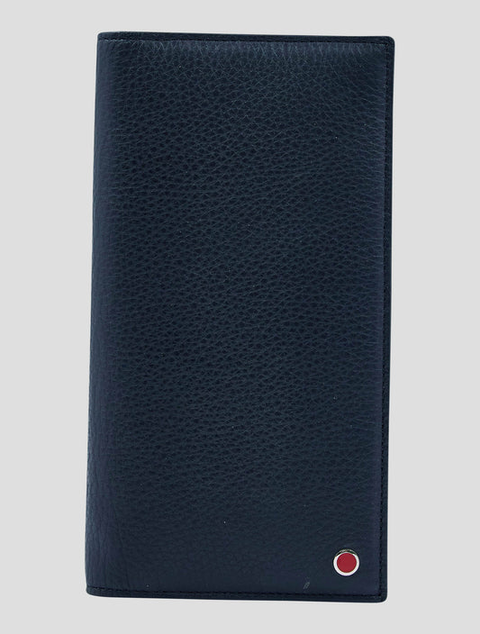 Kiton Black Leather Calf Document Holder