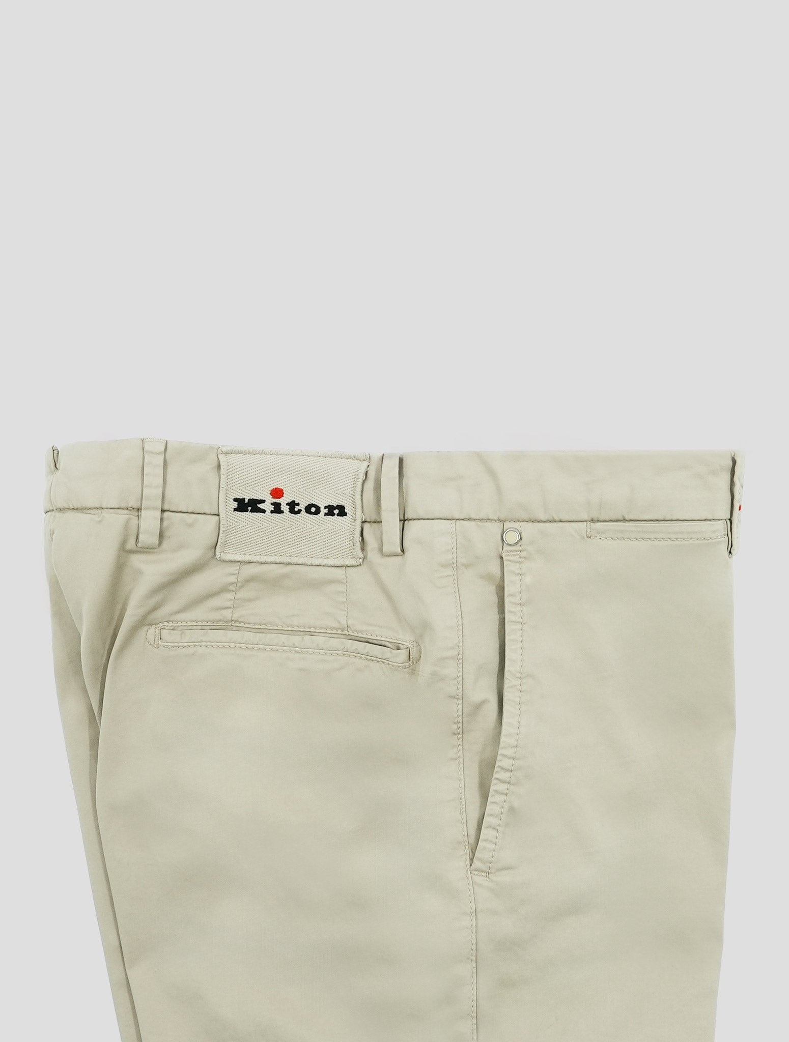 Kiton Beige Cotton Ea Pants