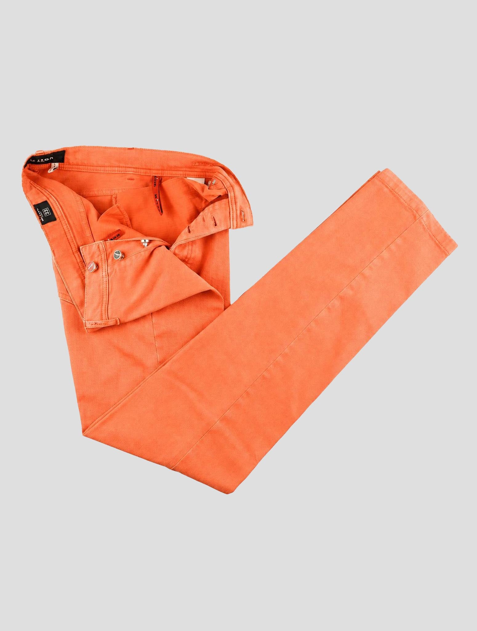 Kiton Red Cotton Ea Jeans