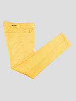 Kiton Yellow Cotton Ea Jeans