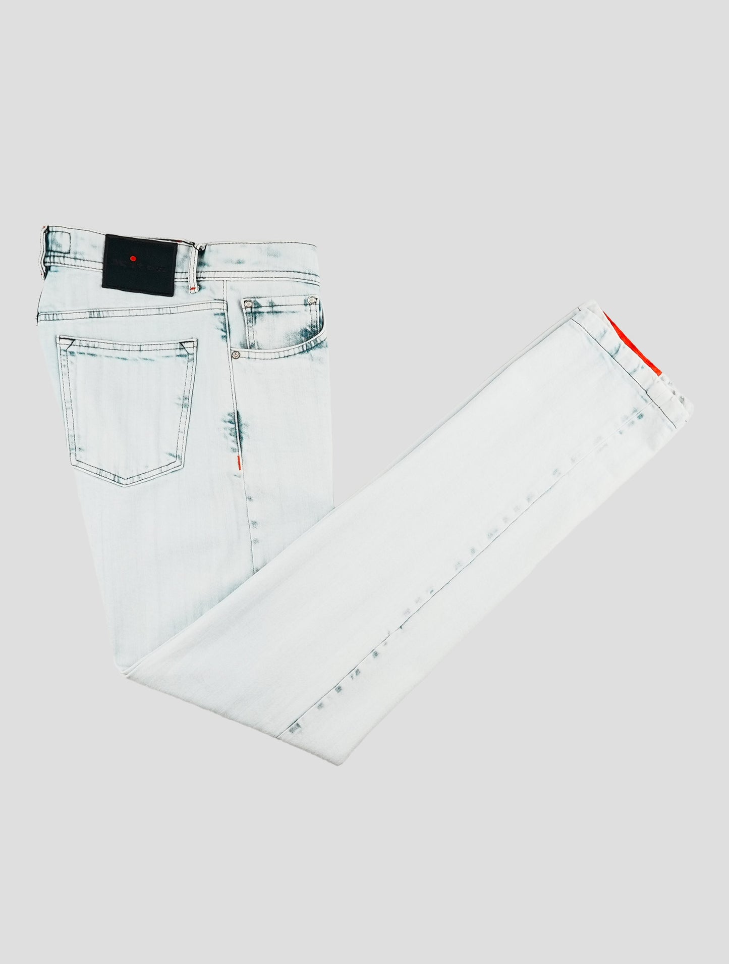 Kiton Light Blue Cotton Ea Jeans