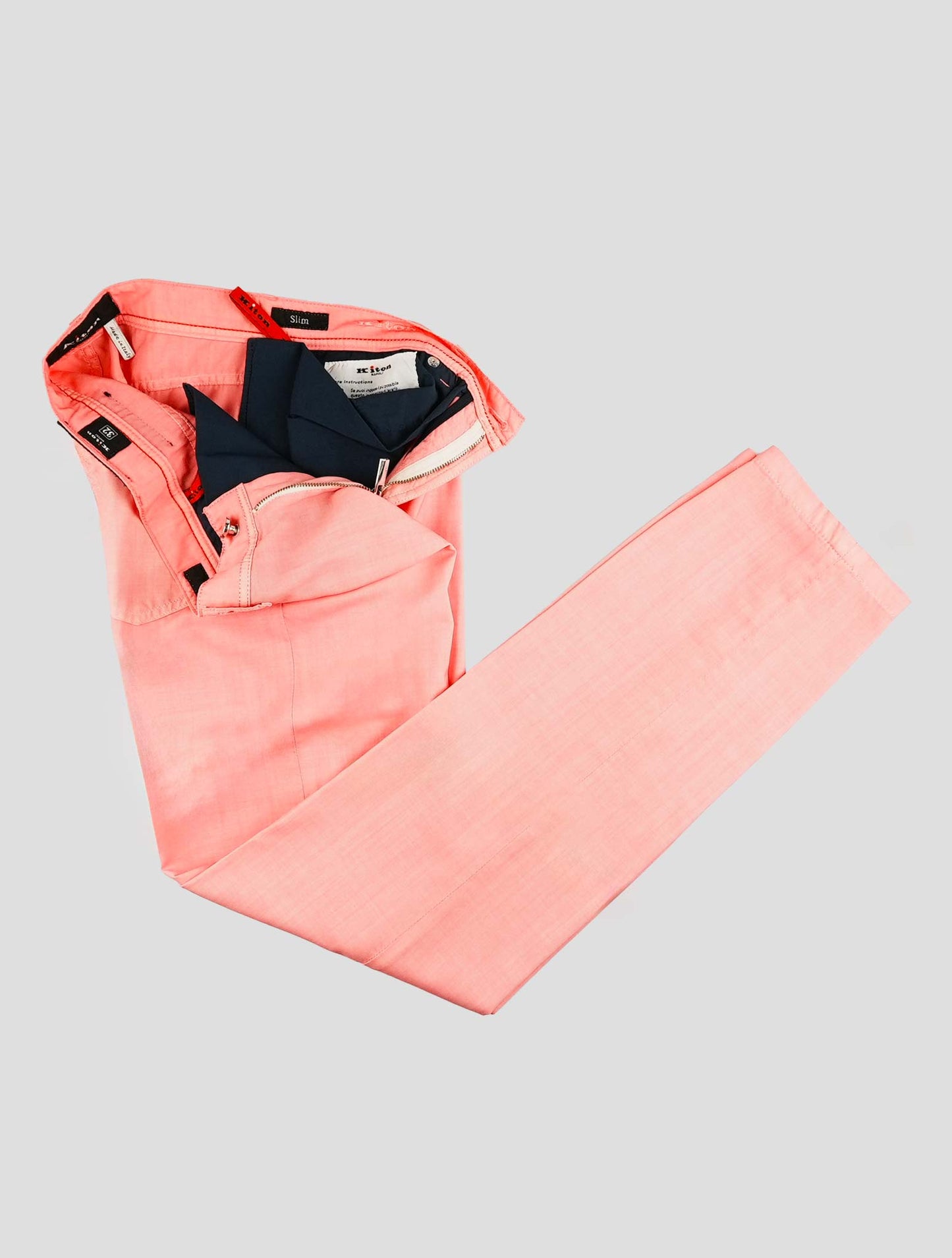 Kiton Pink Wool Jeans