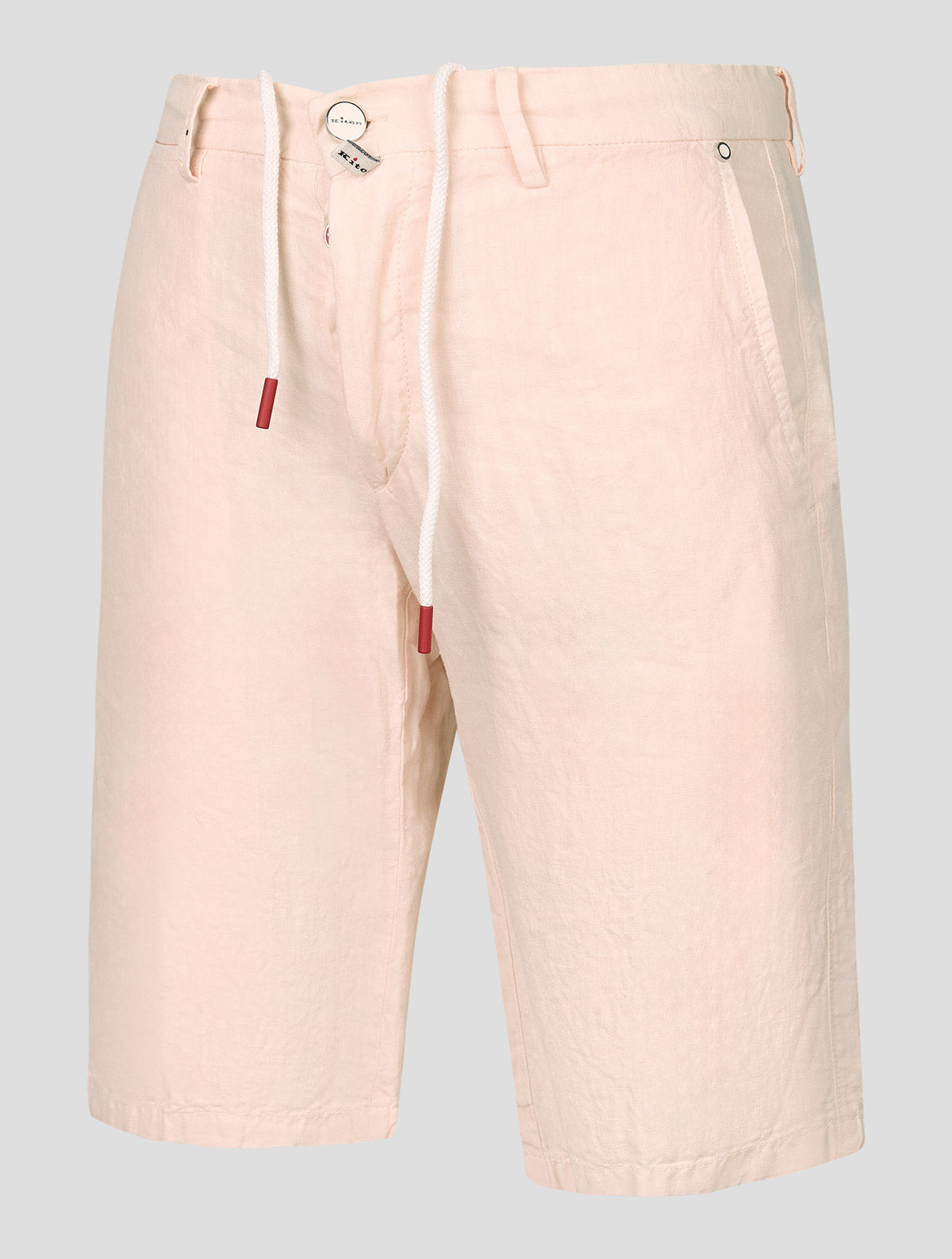 Kiton Pink Linen Short Pants