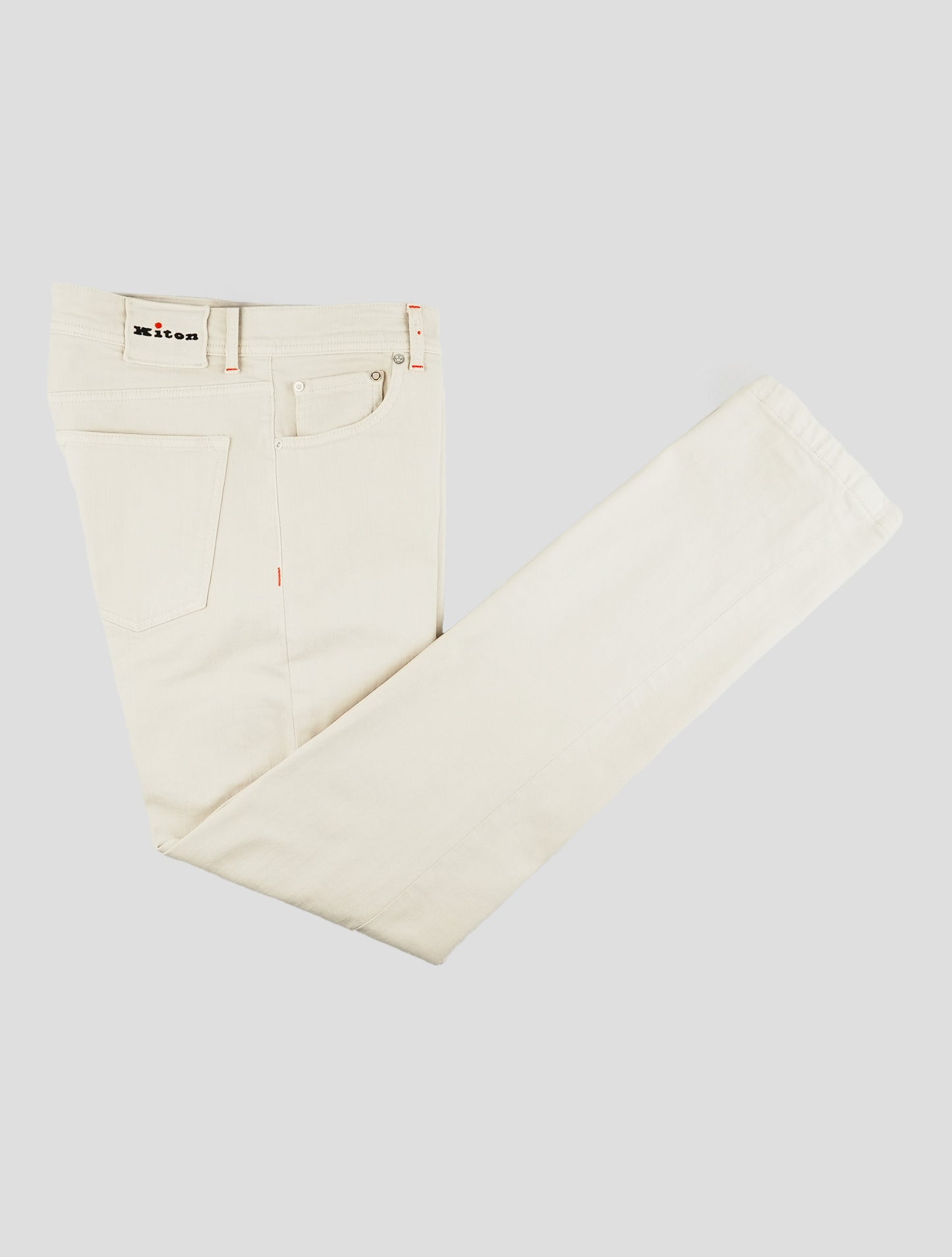 Kiton Beige Cotton Ea Jeans