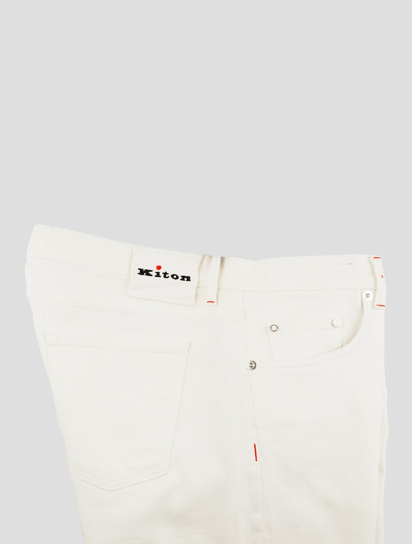 Kiton Brown Cotton Ea Jeans