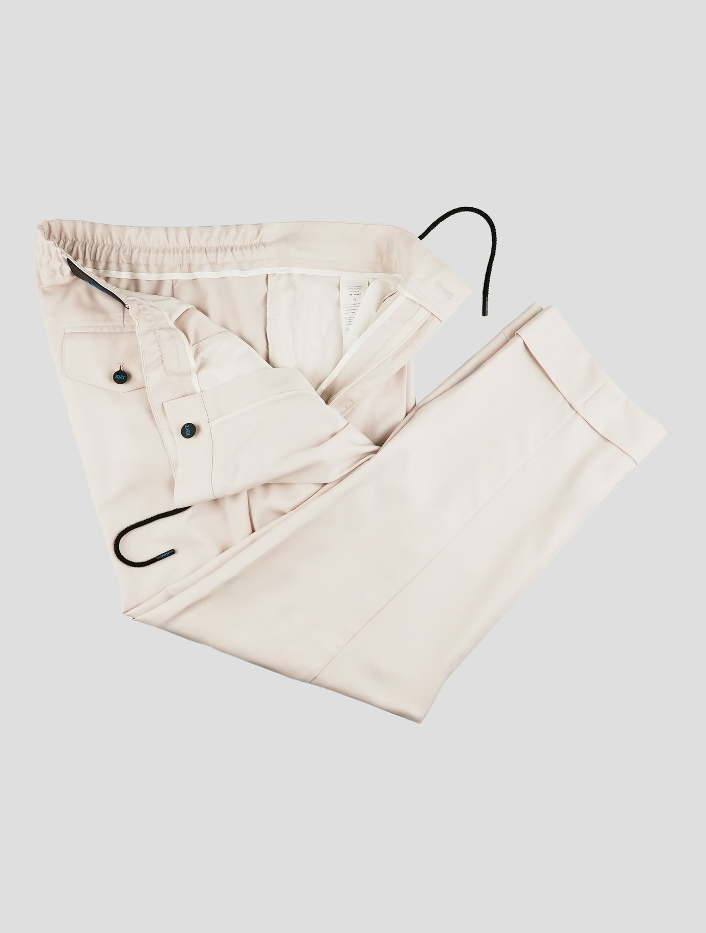 Kiton Beige Virgin Wool Pants