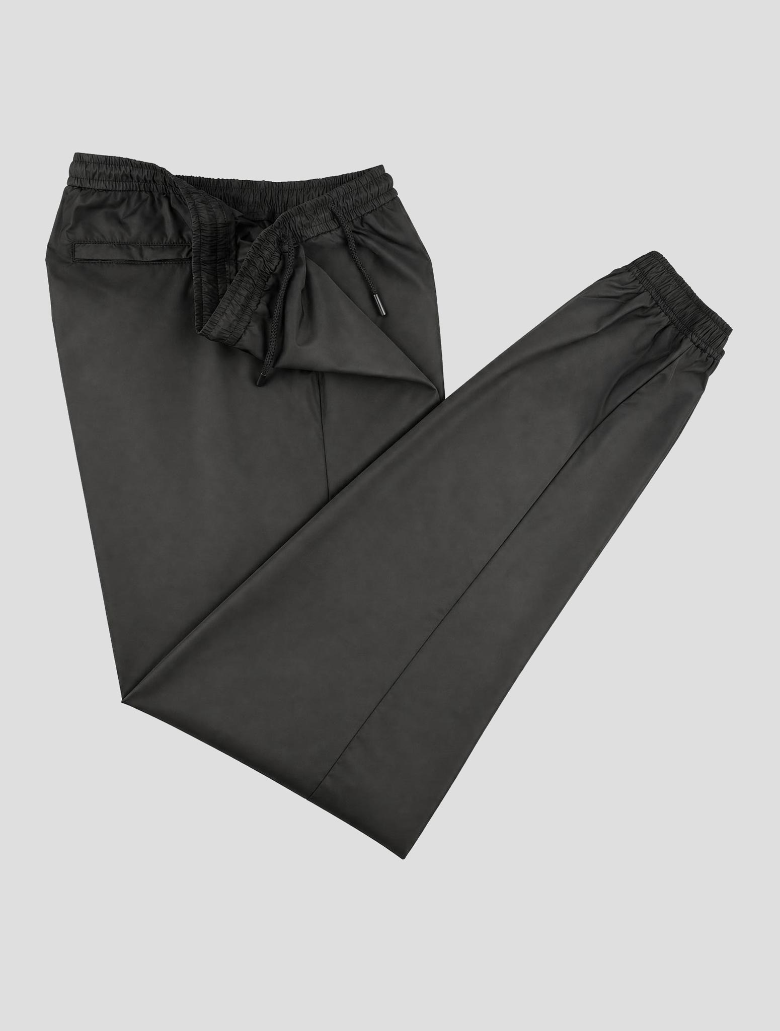 Kiton Knt Black Pa Jogging Pants