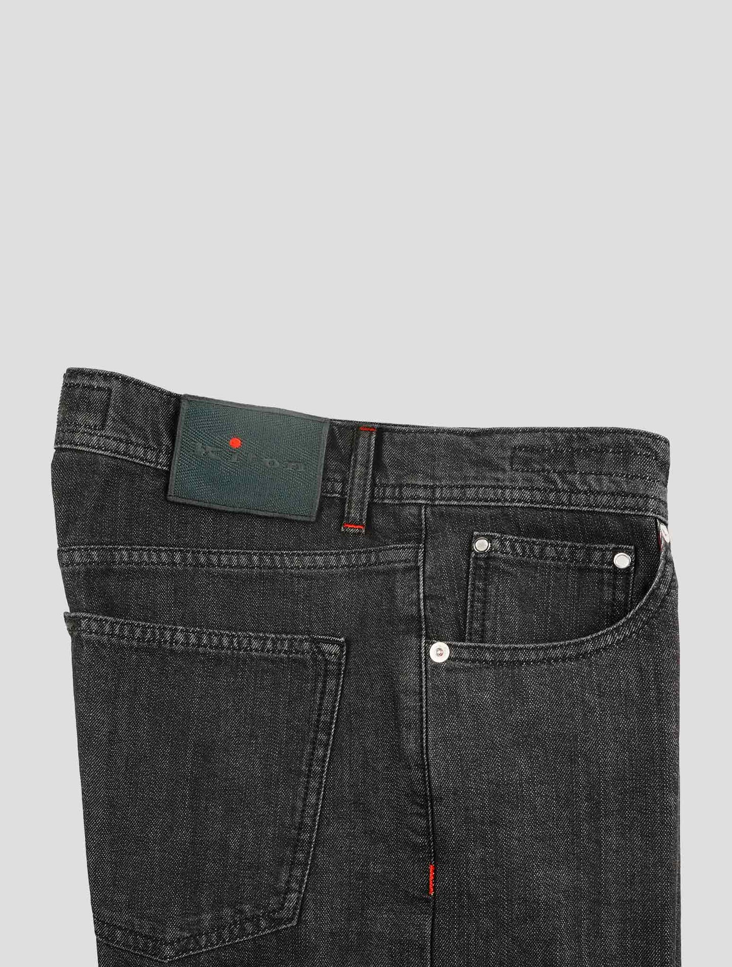 Kiton Dark Gray Cotton Cashmere Ea Jeans