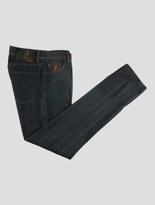 Kiton Blue Cotton Ea Special Edition Plus One Jeans