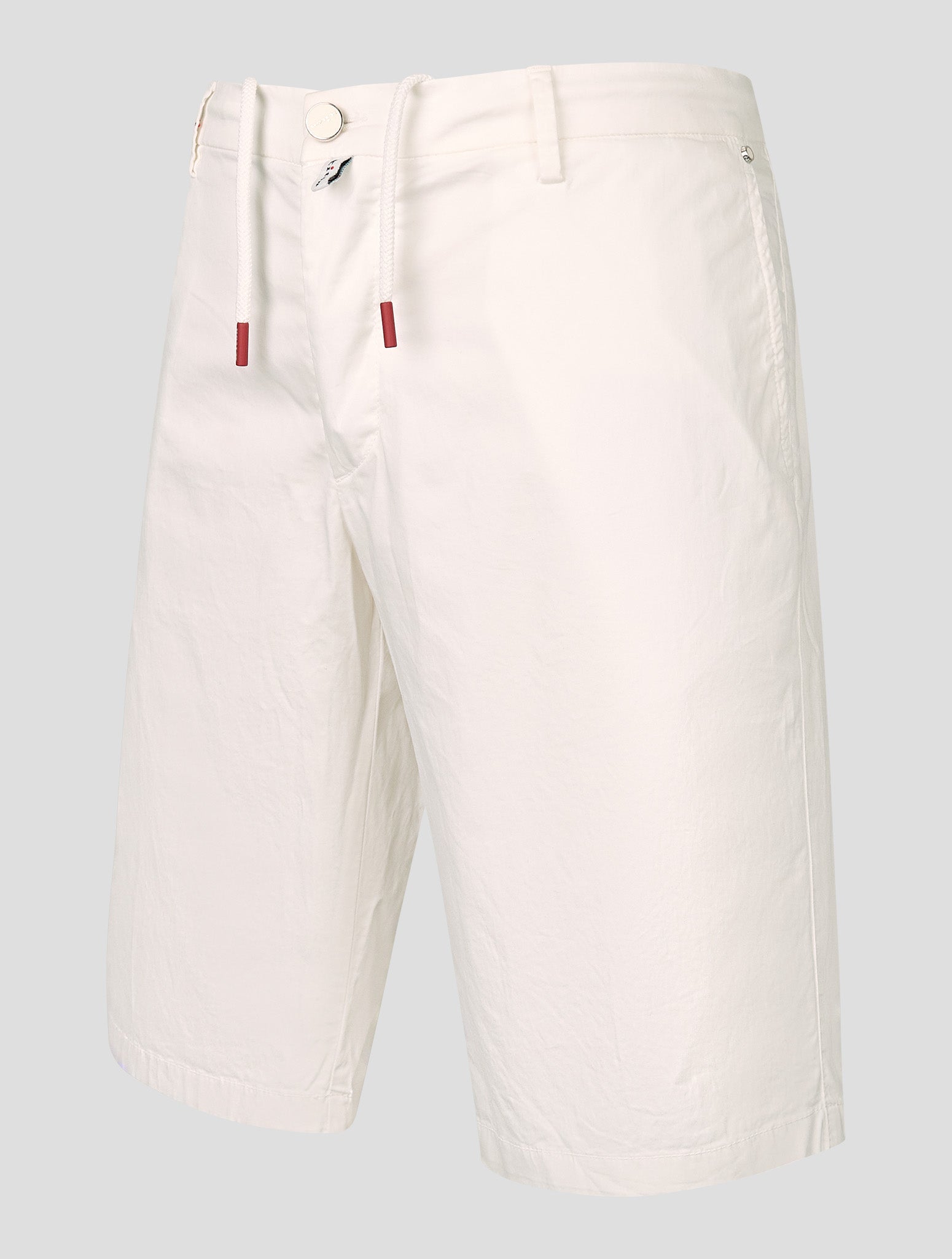 Kiton White Cotton Ea Pants