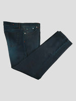 Kiton Blue Cotton Ea Jeans