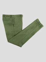 Kiton Green Cotton Cashmere Ea Pants