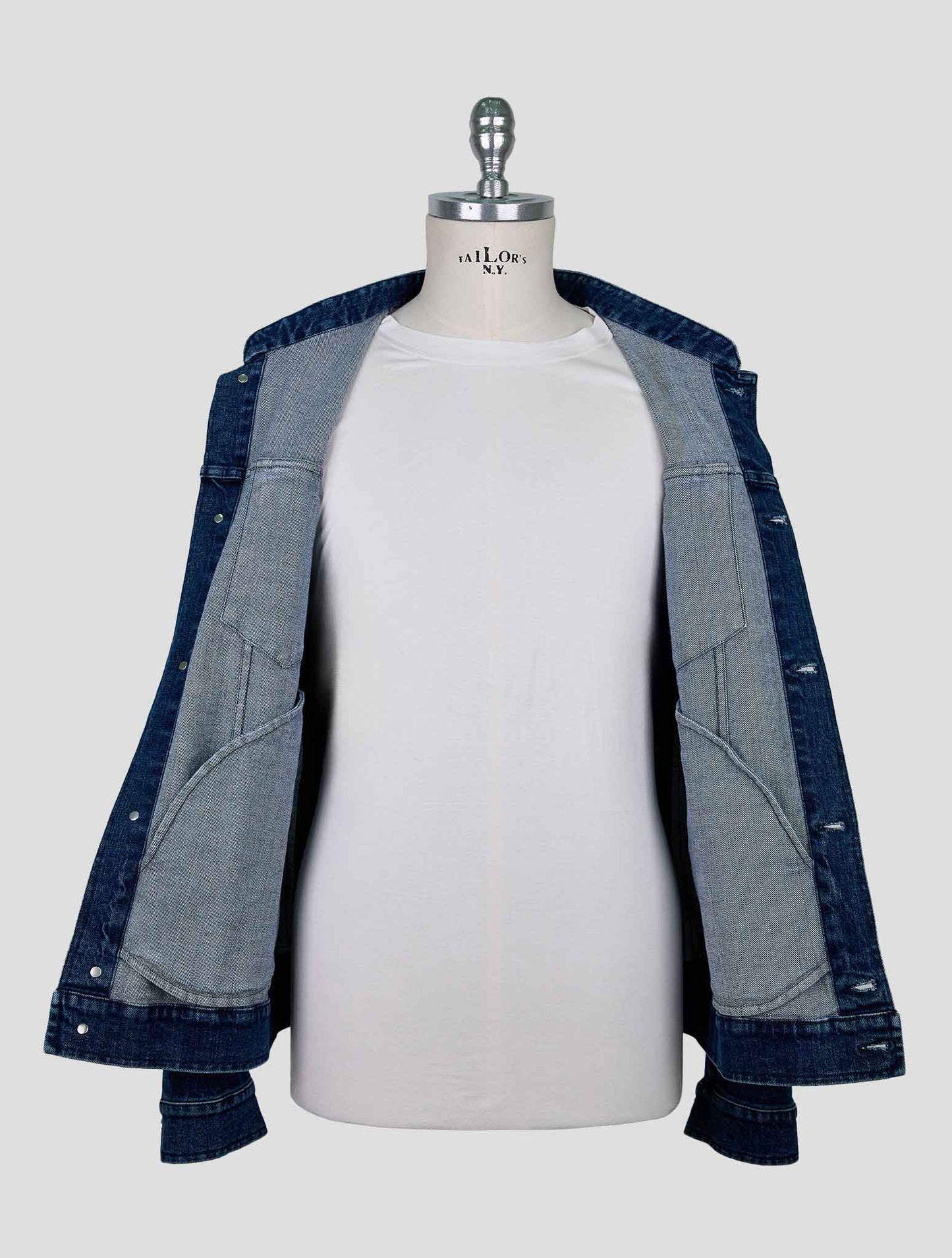 Kiton Denim Cotton Ea Coat