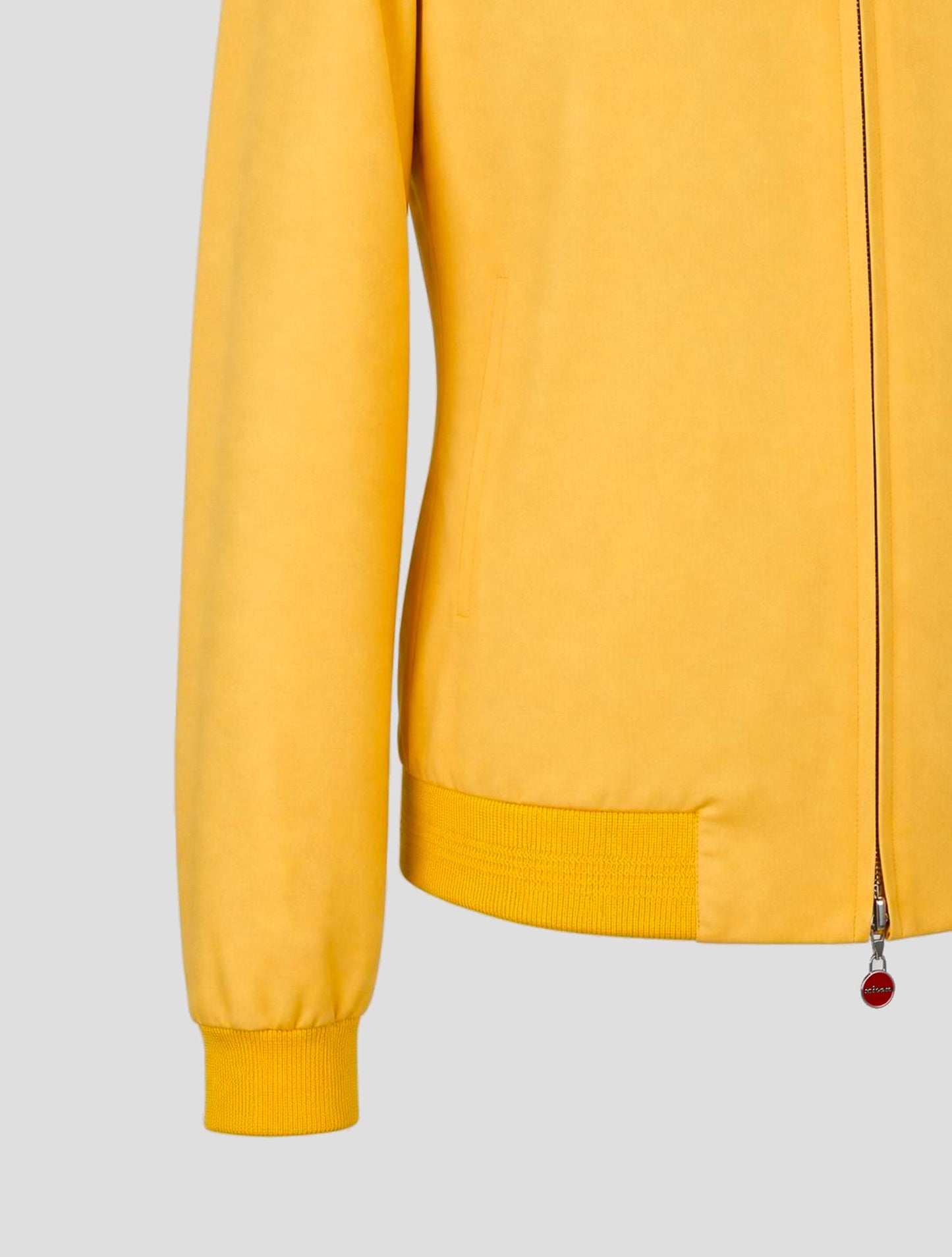 Kiton Yellow Cashmere Silk Coat