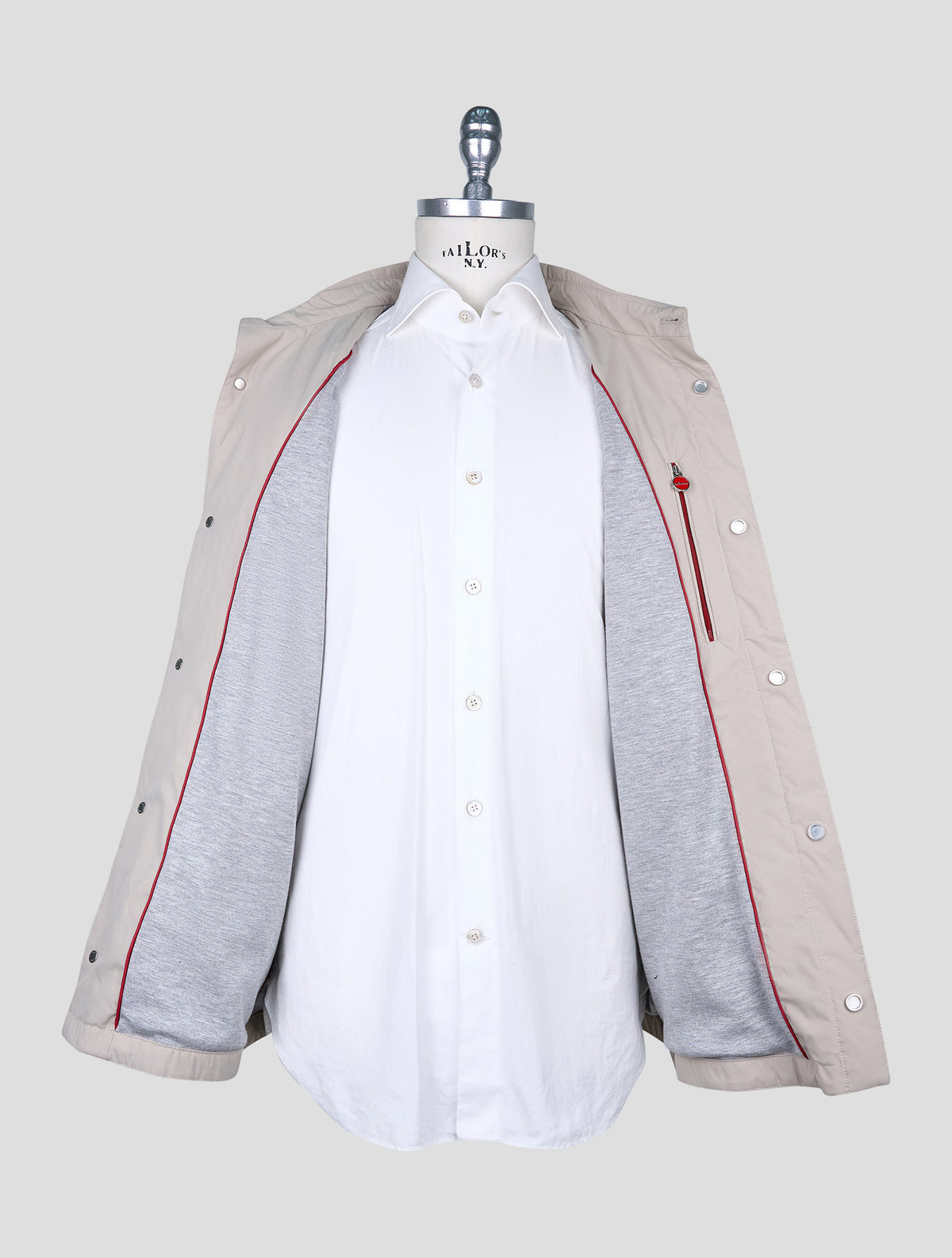 Kiton Beige Pl Coat