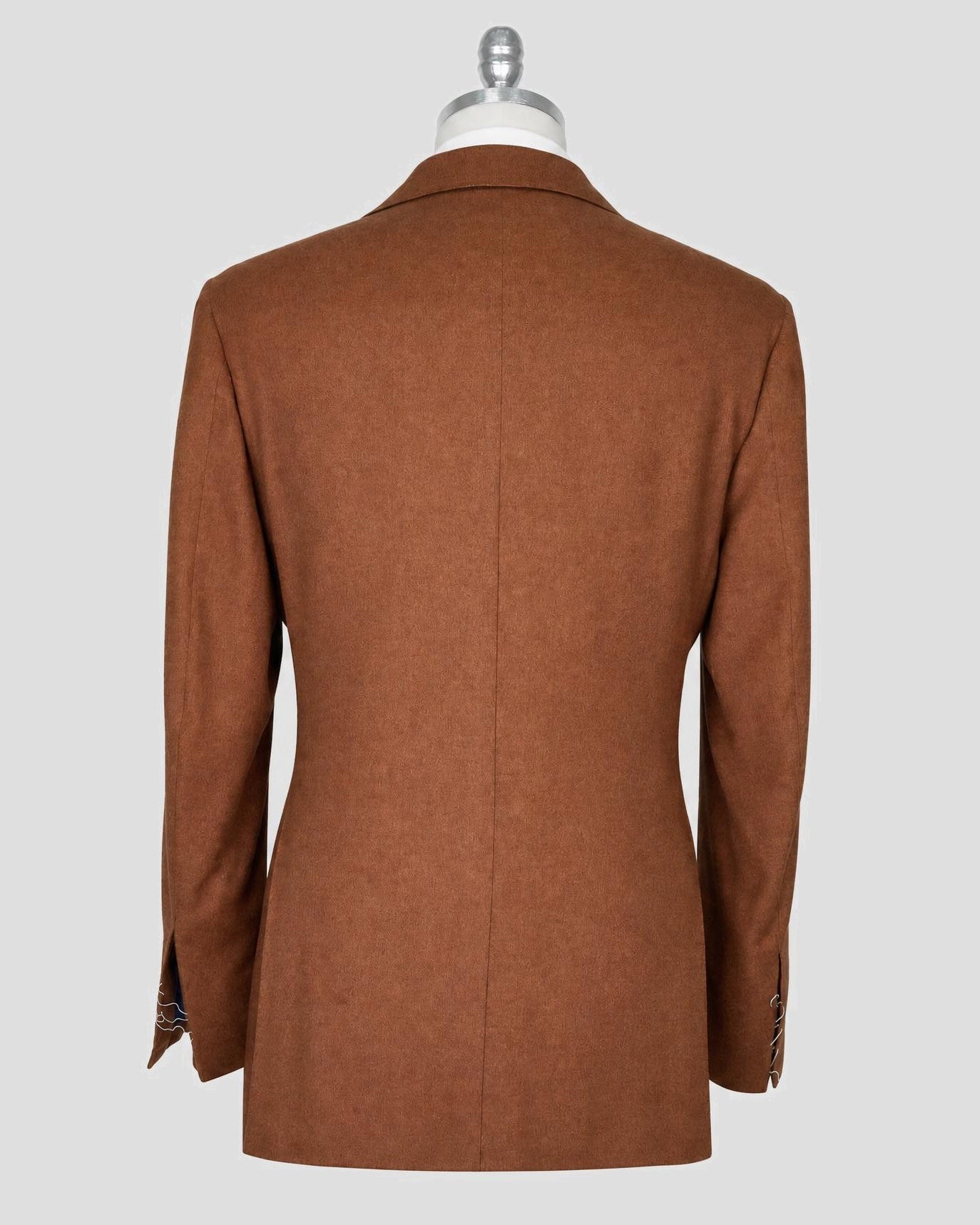 Kiton Brown Blazer Cashmere Silk Blazer